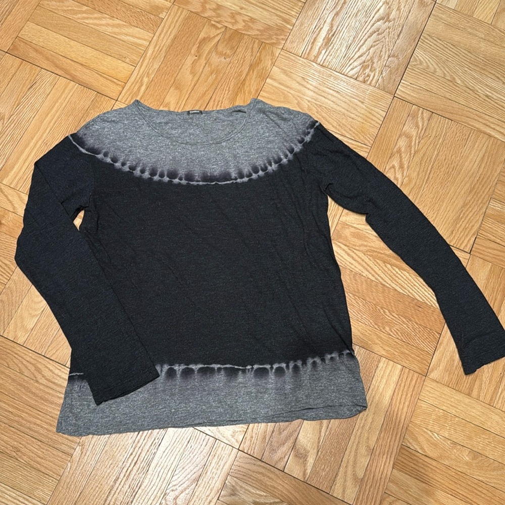 Women’s Black & Grey Tie Dye Tee